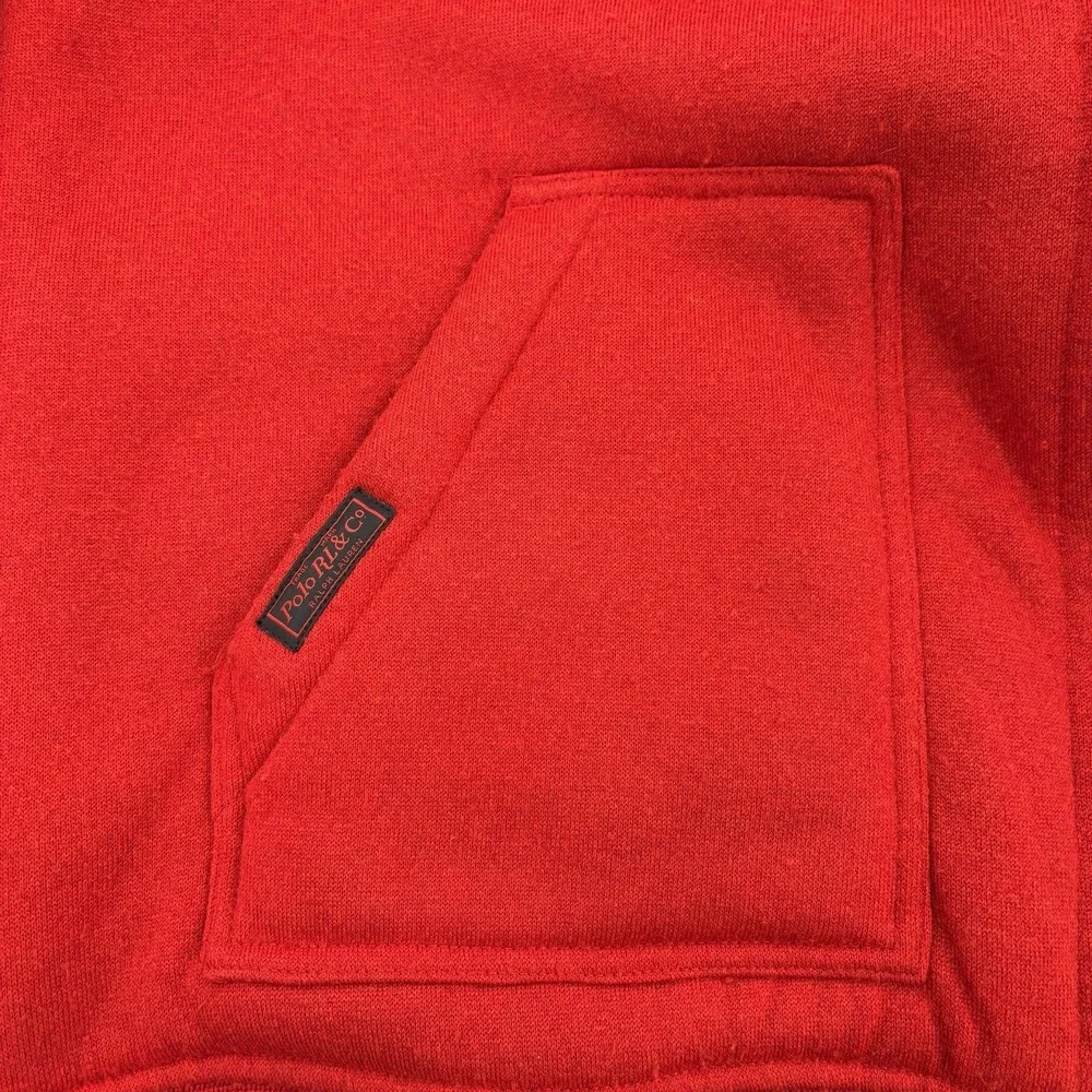Ralph Lauren Polo Mens XLT Red‎ Full Zip Sherpa Lining Sweater Pony Heavyweight